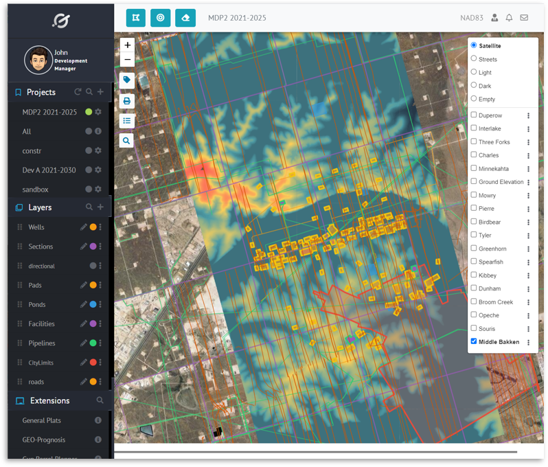 geonote platform print screen